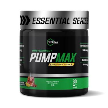 Imagem de Pré Treino Pump Max 210g Vitamax Nutrition-Unissex