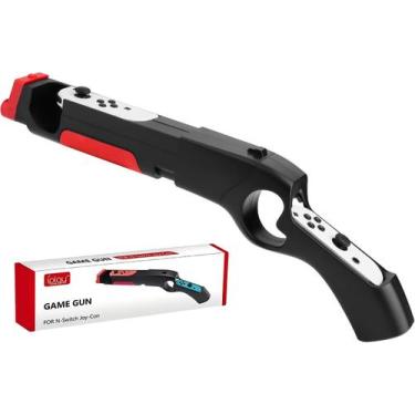 Imagem de Grip Pistola Rifle Suporte Para Nintendo Switch Joy-con Preta - Íplay