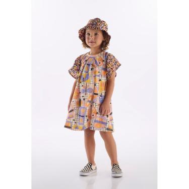 Imagem de Vestido Infantil em Algodão Três e Já-Feminino