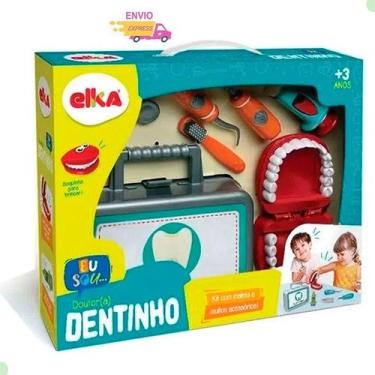Imagem de Maleta Medico Infantil Doutor Dentinho Faz de Conta Brinquedo Menina e