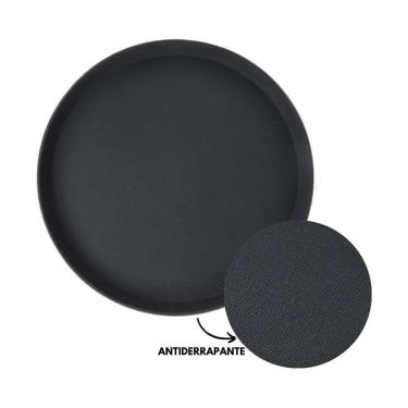 Imagem de Bandeja De Servir Garçom Profissional Bar Restaurante Antiderrapante Emcasatem 40cm