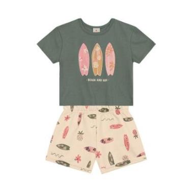 Imagem de Conjunto infantil menina praiano Brandili-Feminino