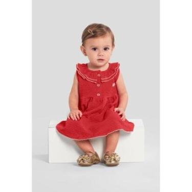 Imagem de Vestido bebê menina em cotton texturizado Mundi-Unissex