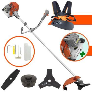 Imagem de Roçadeira Podador de Grama Profissional Tekna RL520ACG2 À Gasolina 2T 