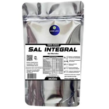 Imagem de Sal Marinho Moído Integral - Zero Iodo 1 kg - Natura Life