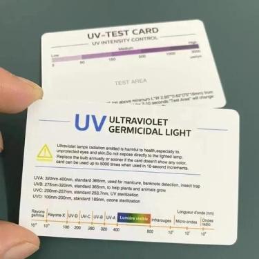 Imagem de Conjunto De Cartões De Teste UV Para Esportes Ao Ar Livre, 10 Peças, D