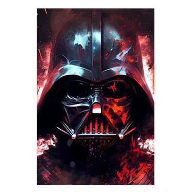 Imagem de Quadro: Arte de parede, pintura, tela, Darth Vader, 40x60cm, HD