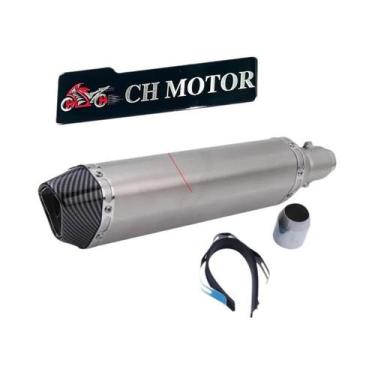 Imagem de Escapamento Universal De 38-51mm Para Motocicletas, ATV E Motos De Rua