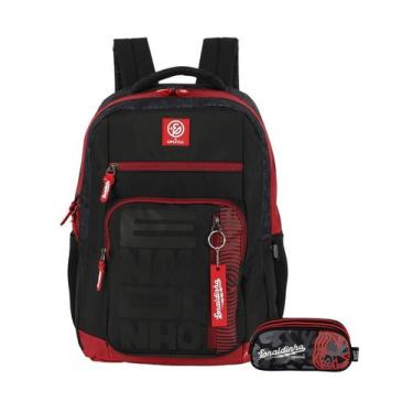 Imagem de Kit Enaldinho Mochila Costas + Estojo Youtuber Luxo