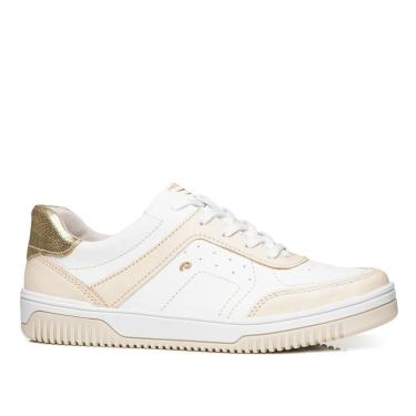 Imagem de Tênis Pegada Feminino em Couro Branco 211801-02-Feminino