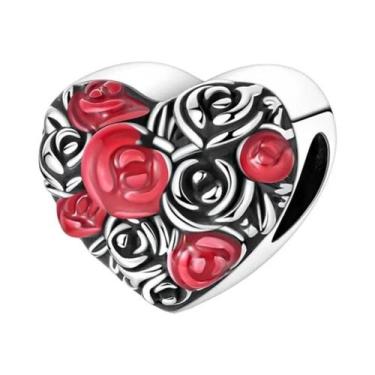 Imagem de Pingentes De Coração Em Prata Esterlina 925 Com Hexagrama E Runa Para 