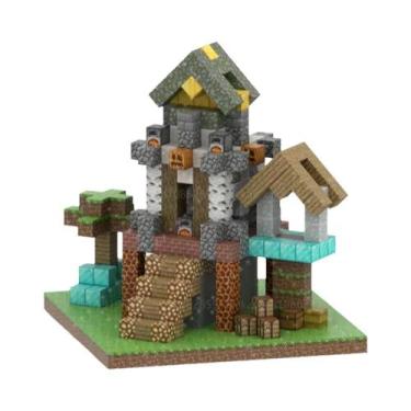 Imagem de Blocos De Construção Magnéticos Montessori Brinquedo STEM Para Criança