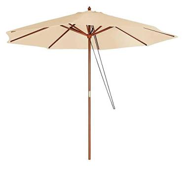 Imagem de OMBRELONE MADEIRA 2,4m BEGE (1)