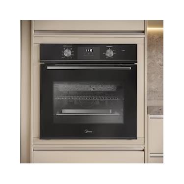Imagem de Forno de Embutir Elétrico 80L Midea Digital com Airfryer Preto 220V