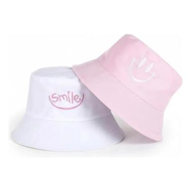 Imagem de Chapéu Bucket Hat Smile Dupla Face – Algodão Reversível – Luke Sports