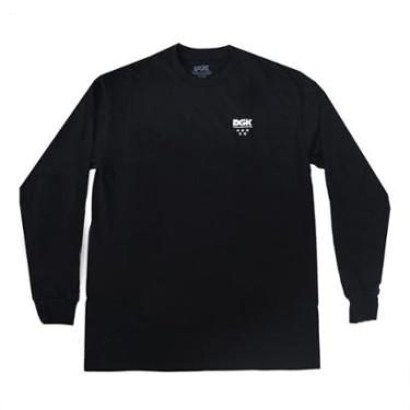 Imagem de Camiseta Manga Longa DGK Mini Logo - Preto (Importado)-Masculino