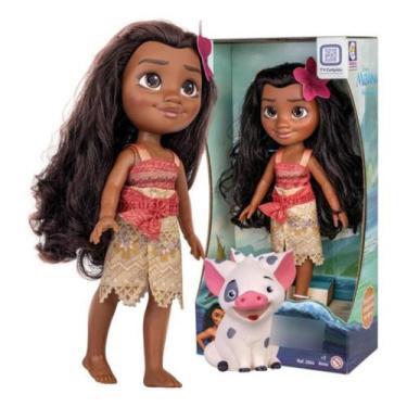 Imagem de Boneca Princesa Moana E Porquinho Puá Original Disney - Kit Boneca + P