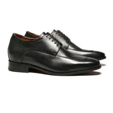 Imagem de Sapato Masculino Elevator Vintage Conde Preto Samello-Masculino