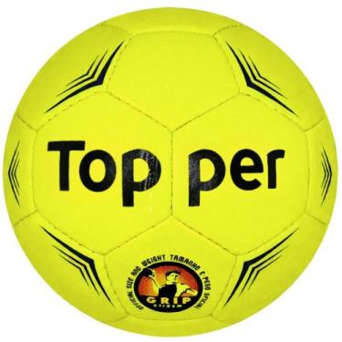Imagem de Bola Handebol Topper Hand T2 Pro Costurada, Amarelo