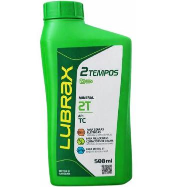 Imagem de Oleo 2 Tempos Sae30 Motosserra, Cortador Grama Lubrax 500 Ml