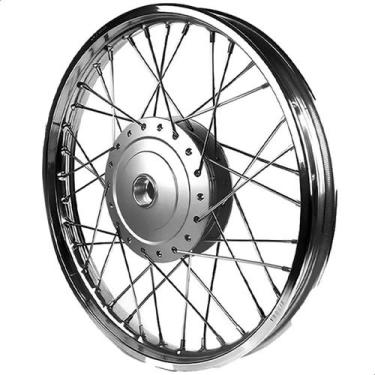 Imagem de Roda Dianteira Raiada 4mm Honda Pop 100 Pop 110 Tambor - Tork