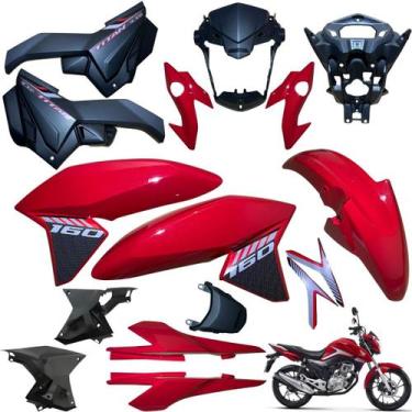 Imagem de Kit Carenagem Cg Titan 160 Modelo 2016 / 2021 Completo - Sportive, VER
