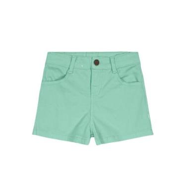 Imagem de Shorts sarja infantil menina Brandili Verde, Verde, 2