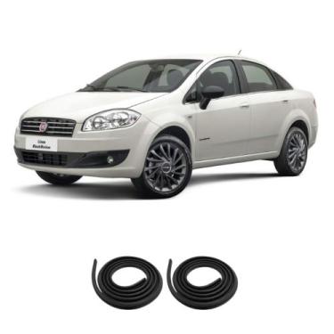 Imagem de Kit Borracha Vedação 2 Portas Dianteira Linea 2009 A 2016 - sem marca