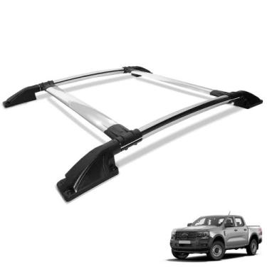 Imagem de Rack Bagageiro Teto Ranger 2013 a 2020 Tubolar Cromado - Track