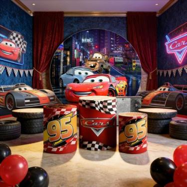 Imagem de Capas Painel Redondo Cilindros Decoração Carros - Genérica