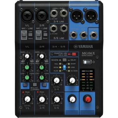 Imagem de Mesa de Som 6 Canais e EFX MG-06X - Yamaha