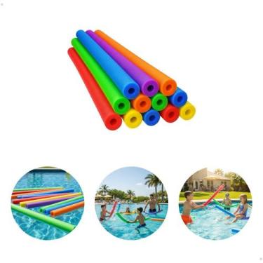 Imagem de Kit 6 Espaguete Spaguetti Flutua Piscina Boia Macarrão Furos Sortido -