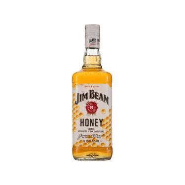 Imagem de Whisky Jim Beam Honey Licor de Bourbon 4 Anos Americano 1L, 1L