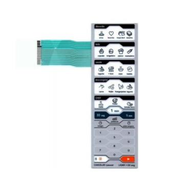 Imagem de Membrana Teclado Forno Microondas MTAS41 Mtas42 Prata 2134 - CDI