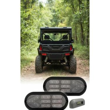 Imagem de Lanterna Carretinha LED Cristal + Luz Placa Bivolt 12/24V - Congratula