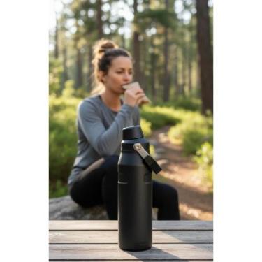 Imagem de Garrafa Térmica Leve 1.1L Rápido Fluxo - Matte Black - Congratulations