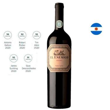 Imagem de Vinho Tinto Argentino El Enemigo Malbec
