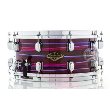 Imagem de Caixa Tama Starclassic Walnut Birch Phantasm Oyster 14x6.5 com Aros Di