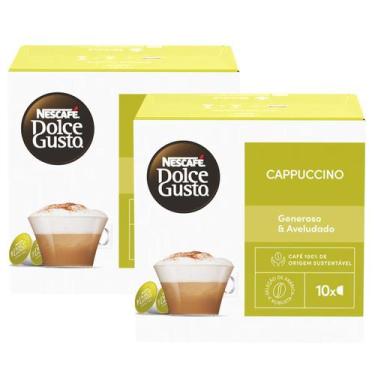 Imagem de 2x Capsula de Cappuccino Dolce Gusto 10 unidades - - Nescafé Dolce Gus