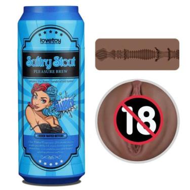 Imagem de Masturbador Masculino Formato de Vagina em Lata de Cerveja Sultry Stou