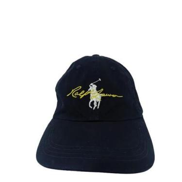 Imagem de Boné Polo RL Mini Ponei Cavalinho Classico em Algodão, Preto