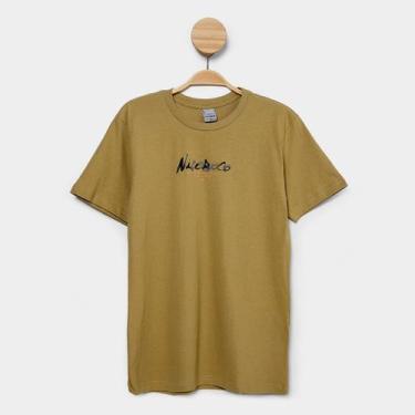 Imagem de Camiseta Infantil Nicoboco Básica Cristal Menino, Laranja, 10A