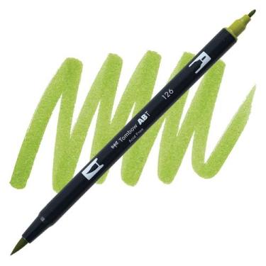 Imagem de Caneta Tombow Dual Brush Verde Oliva Claro