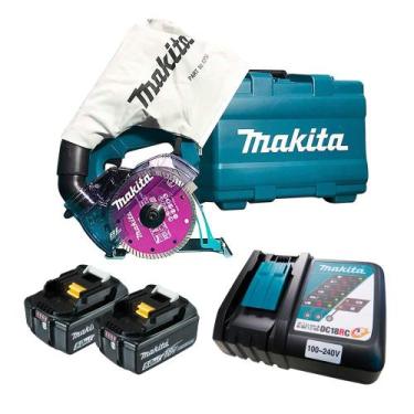 Imagem de Serra Marmore 18V 125mm DCC500ZKX1 C/ 2 Baterias 5Ah Makita