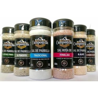 Imagem de Kit Sal De Parrilla Para Churrasco + Sal Rosa Campostella