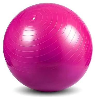 Imagem de Bola de Pilates 65cm Com Bomba Pilates Yoga Fisioterapia Ginástica Fit