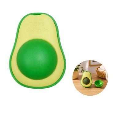 Imagem de Kit 03 Brinquedo para Gatos 6cm Abacate Com Atrativo Catnip - BUPPY PE