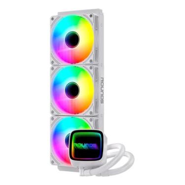 Imagem de Water Cooler Gamer Desempenho Round5 Euros 360 Argb Branco