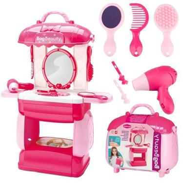 Imagem de Penteadeira Bag Beauty Camarim Bolsa De Maquiagem Com Secador E Acessó