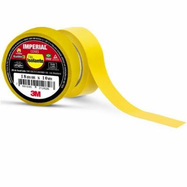 Imagem de Fita Isolante Amarela Imperial 18mmx10m  3M